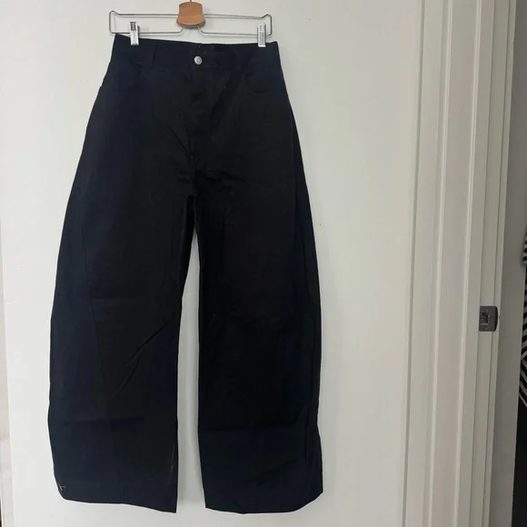 COS deconstructed cotton barrel leg pants  (10) - Picture 2 of 3
